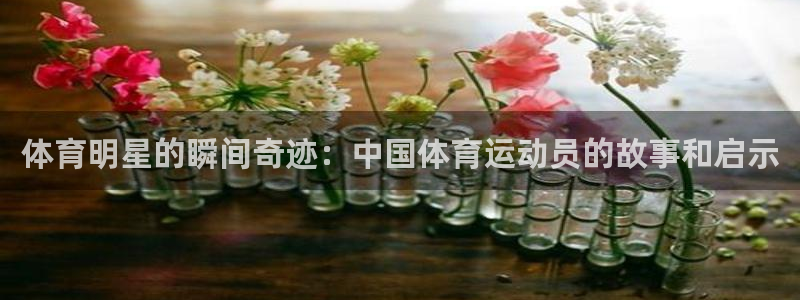 ug环球官网：体育明星的瞬间奇迹：中国体育运动员的故事和启示